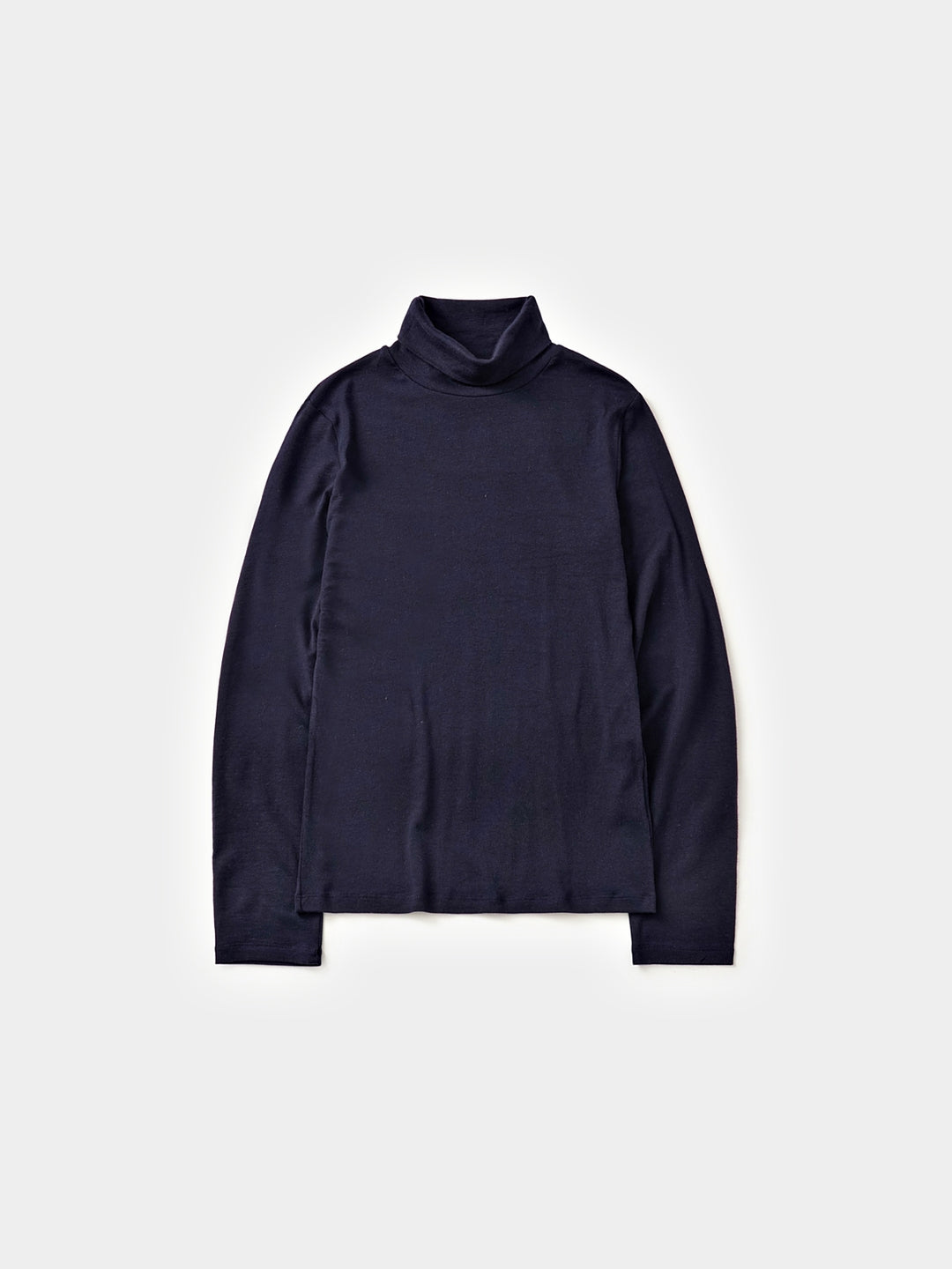 Essential Mock Neck Tee (Navy)