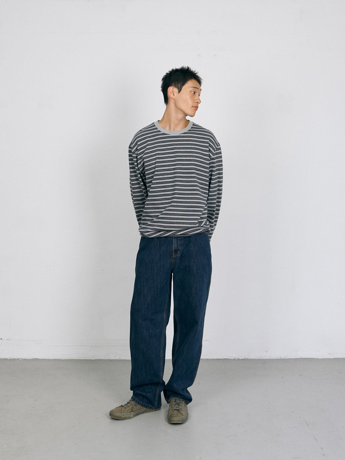 One Washed Denim Pants (Denim Blue)