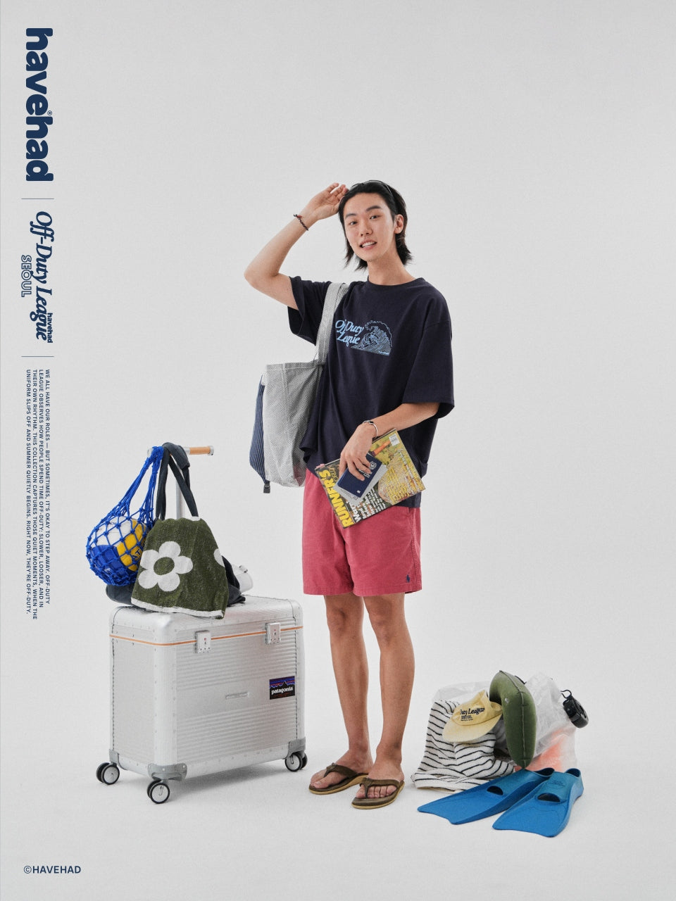 ODL Surfing Half Sleeve Tee (Navy)