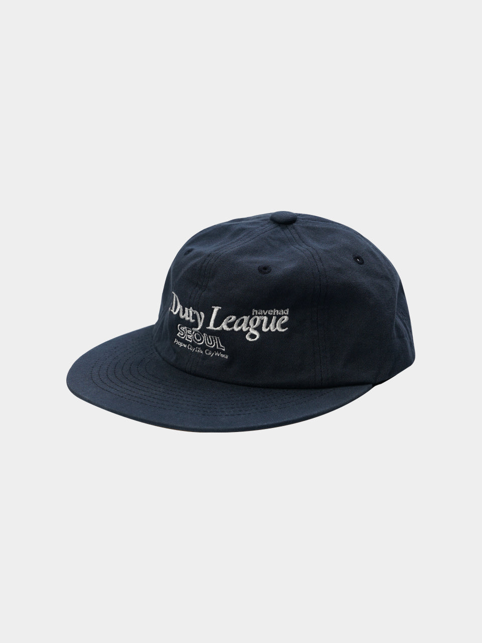 ODL Logo Soft Flat Cap (Navy)