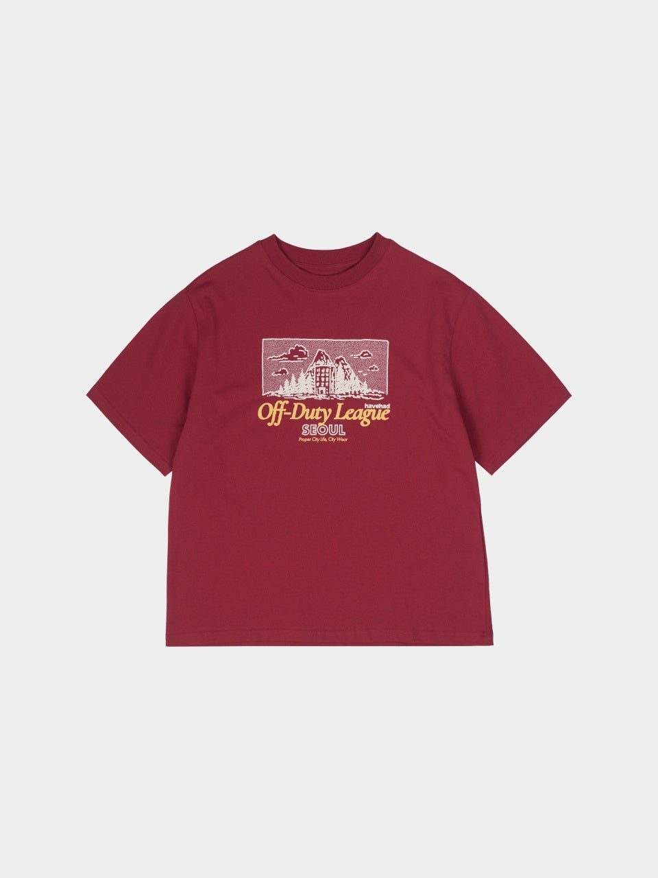 ODL Mountain Half Sleeve Tee (Red)