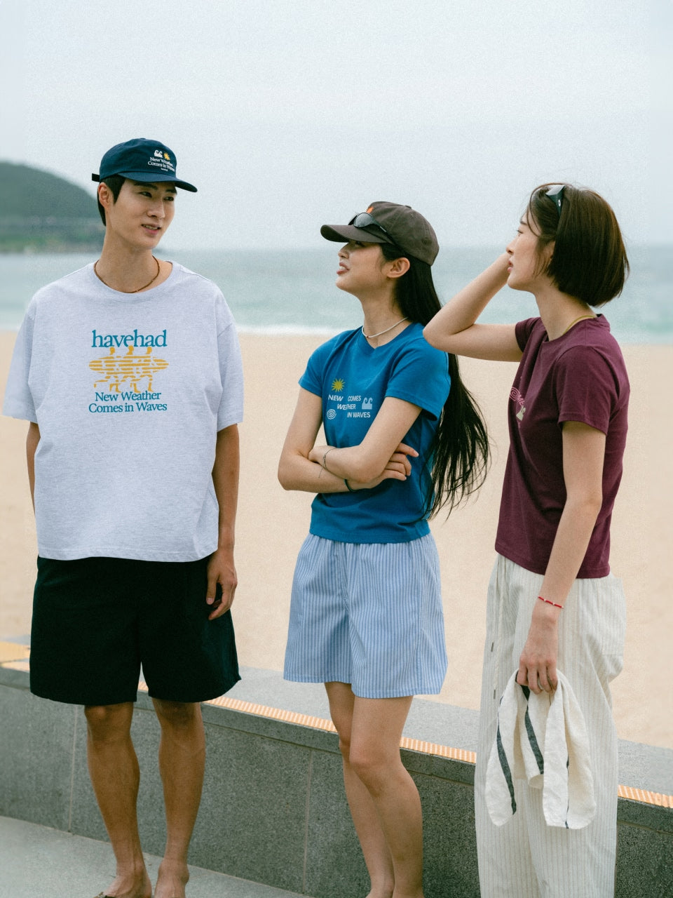 Sea&Sun Washed Pin-tuck Shorts (Navy)
