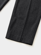 City Light Wool Pin-tuck Trouser (Black)