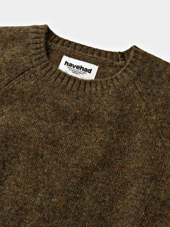 Shaggy Dog Round Knit (Brown)
