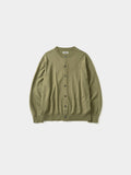 Daily Wool Round Cardigan (Olive)