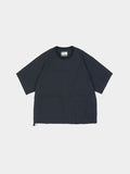 Pocket Volume String Half Tee (Navy)