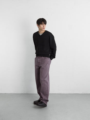 Coloured Denim Pants (Purple)