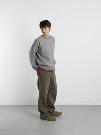Shaggy Dog Round Knit (Grey)