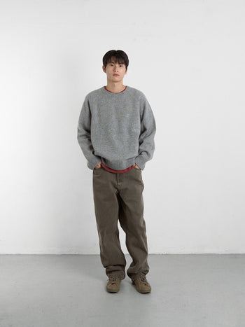 Shaggy Dog Round Knit (Brown)