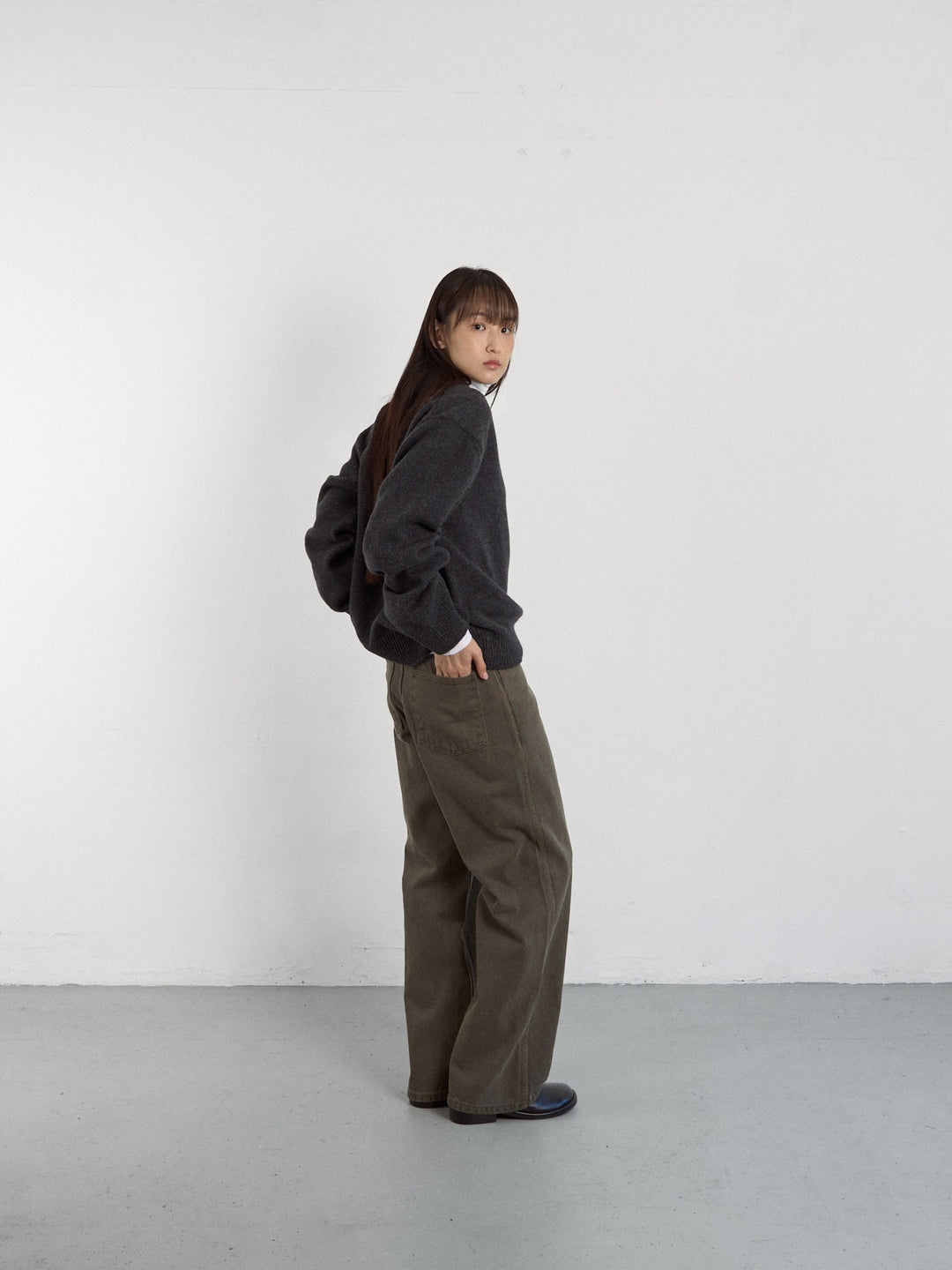 Coloured Denim Pants (Purple)