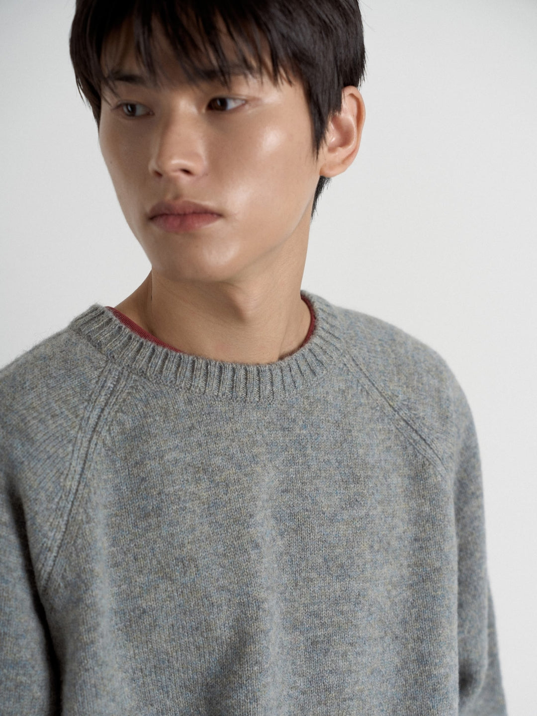 Shaggy Dog Round Knit (Grey)