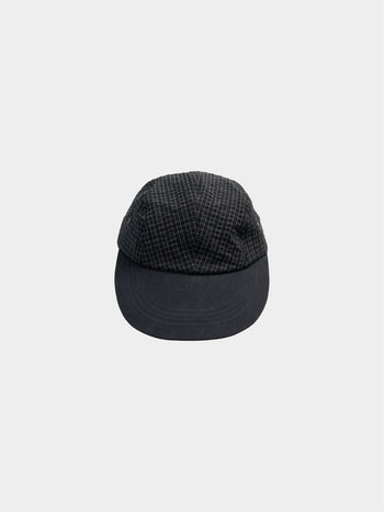 Classic Check Longbill Cap (Navy)