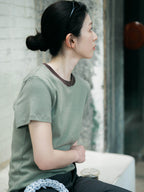 Classic Stripe Tee (Brown)
