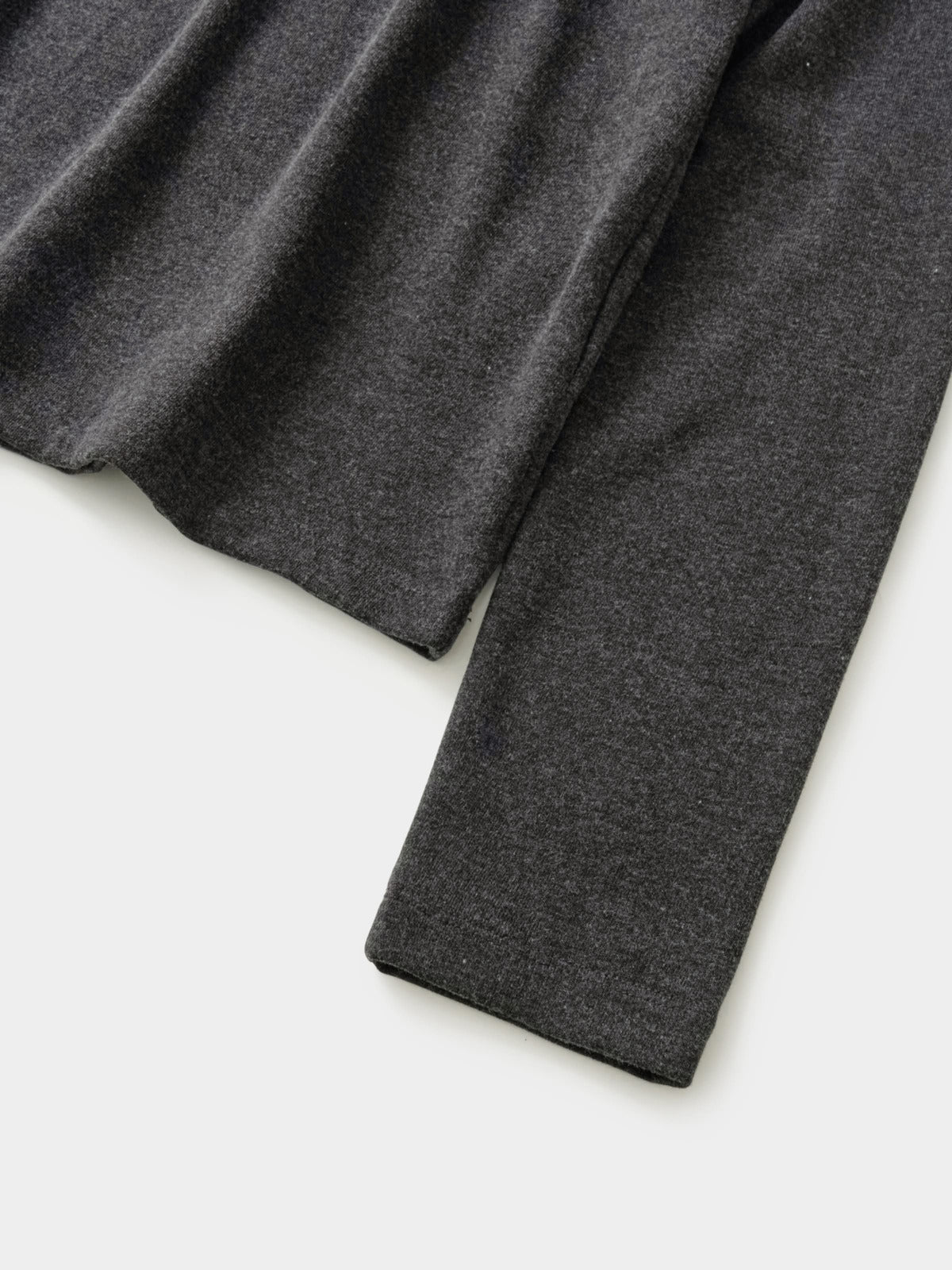 Mellow Slim Long Sleeves T-Shirt (Charcoal)