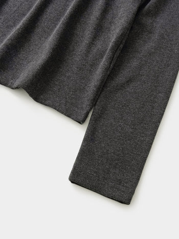 Mellow Slim Long Sleeves T-Shirt (Charcoal)