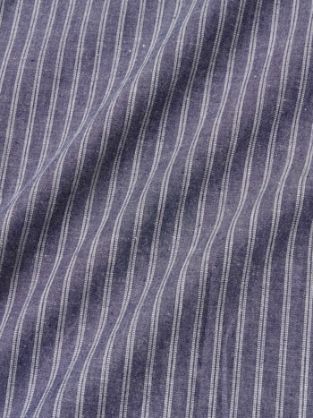 One Pocket Stripe Shirts (Blue Gray)