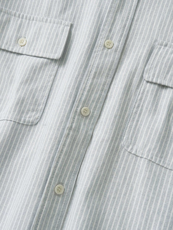 Oxford Work Shirts (Stripe Blue)