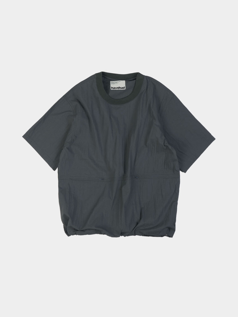 Pocket Volume String Half Tee - Charcoal | A1 (M)