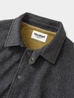 Two-tone Strap Fleece Jacket (Charcoal)
