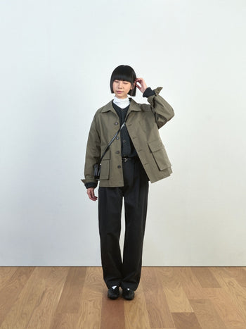 City Worker French Jacket (Khaki Gray)