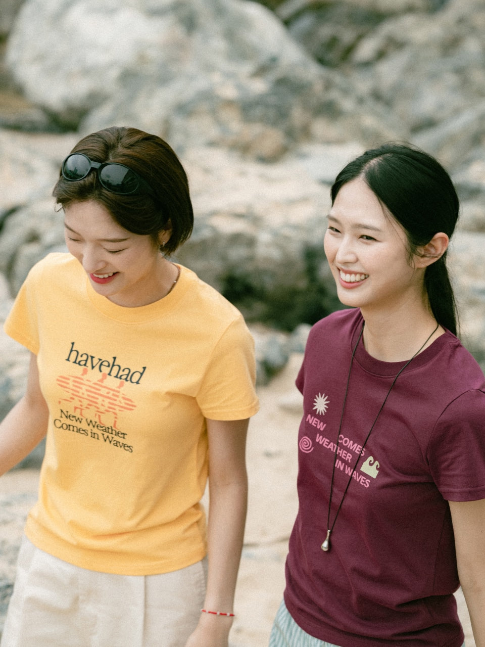 Chasing Waves Tee (Yellow)