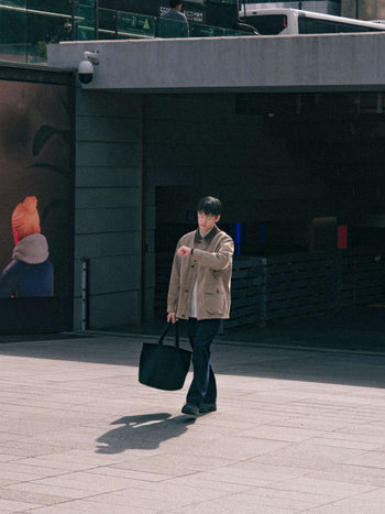 Corduroy Officer Chino Pants (Brown)
