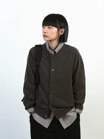 Light Wholegarments Cardigan (Deep Khaki)