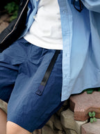 Utility Belted Work Shorts (Navy)