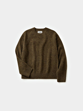 Shaggy Dog Round Knit (Brown)
