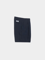 Utility Pin-tuck Cargo Shorts (Navy)