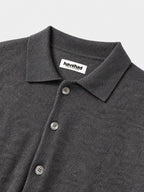 Daily Wool Collar Cardigan (Gray)
