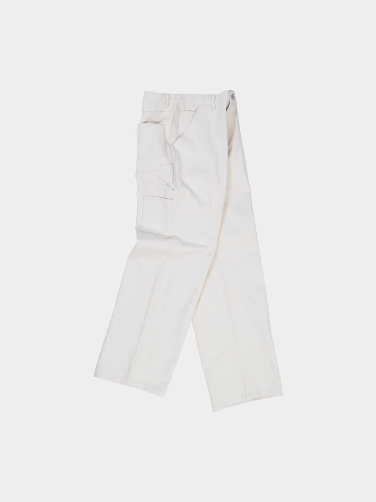 Heavy Cotton Carpenter Pants (Ecru)