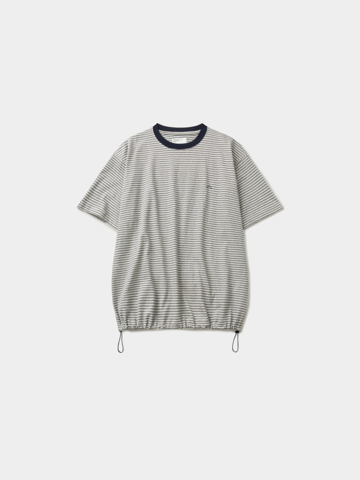 Relaxed Half Stripe String Tee (Stripe White)