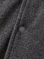 Two-tone Strap Fleece Jacket (Charcoal)