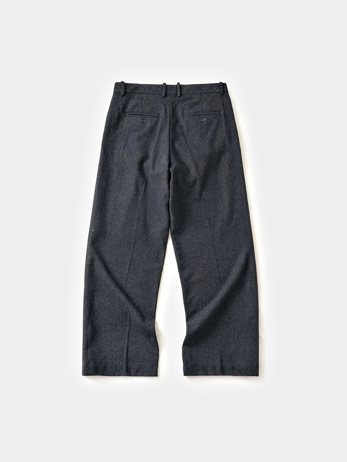City Light Wool Pin-tuck Trouser (Gray)
