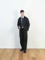 City Worker Pin-tuck Trouser (Black)