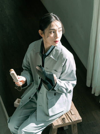 City Worker French Set-up (Blue Gray)
