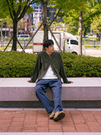 Light Wholegarments Cardigan (Charcoal)