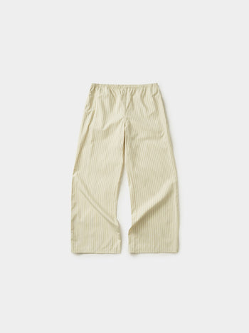 Easy Stripe Banding Pants (Stripe Ivory)