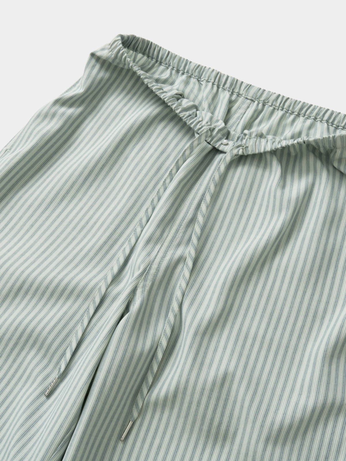 Easy Stripe Banding Pants (Stripe Olive)