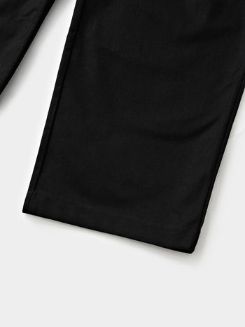 Everyday Pin-tuck Chino Pants (Black)