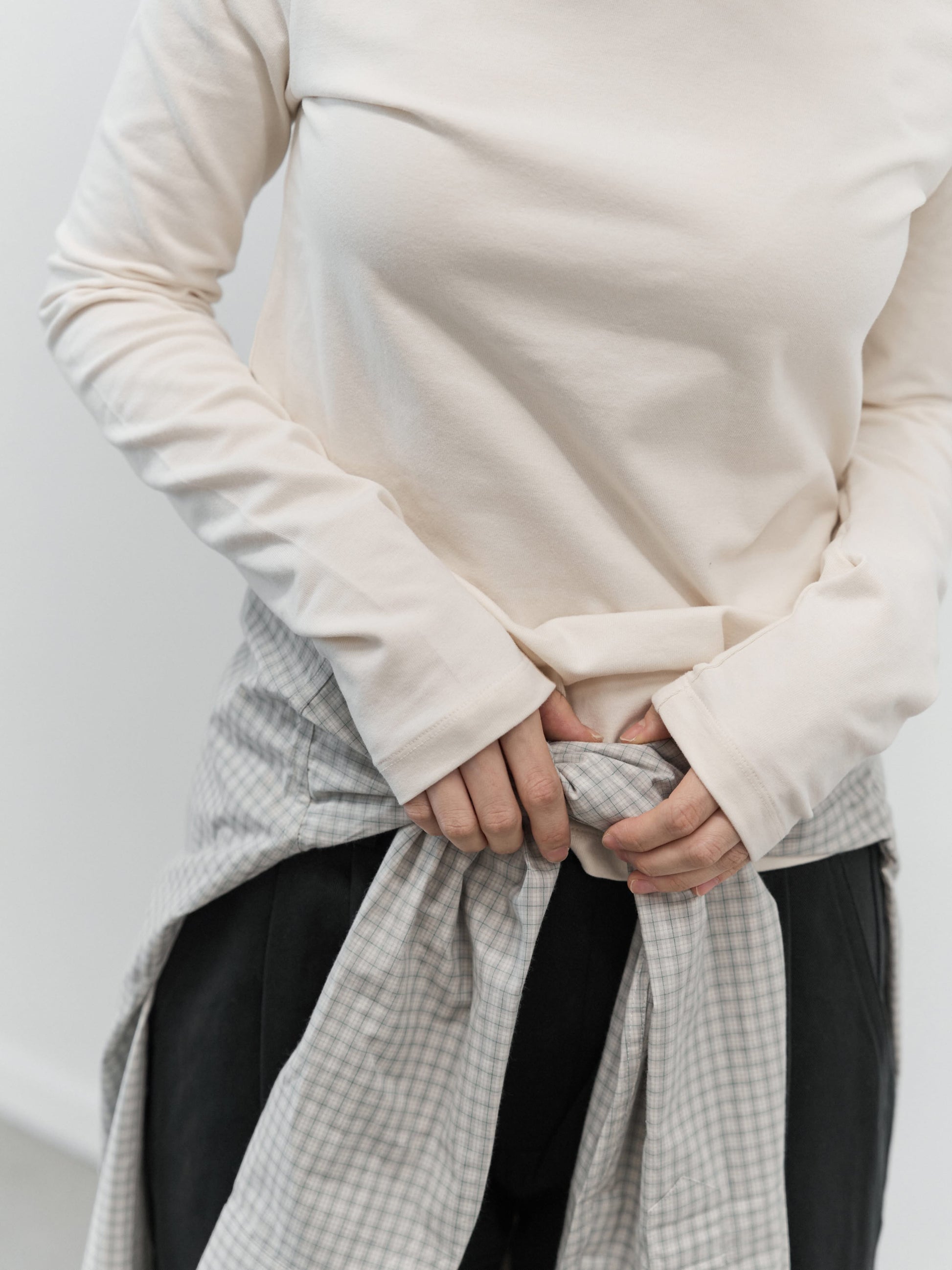 Everyday Classic Check Shirts (Beige)