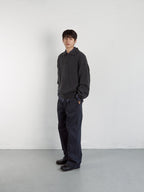 Shaggy Dog Collar Knit (Charcoal)