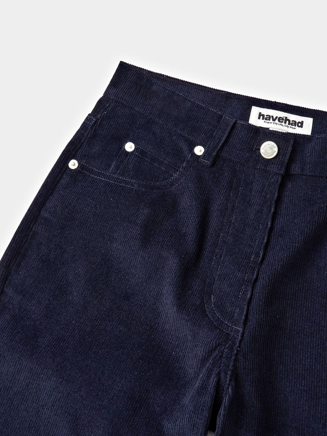 Flare Corduroy Pants (Navy)
