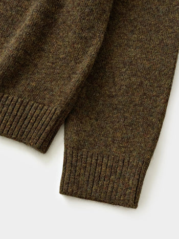 Shaggy Dog Round Knit (Brown)