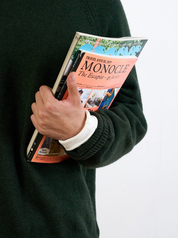 Yak Wool Crewneck Sweater (Deep Green)