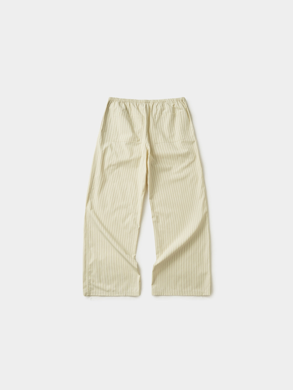 Easy Stripe Banding Pants (Stripe Ivory)