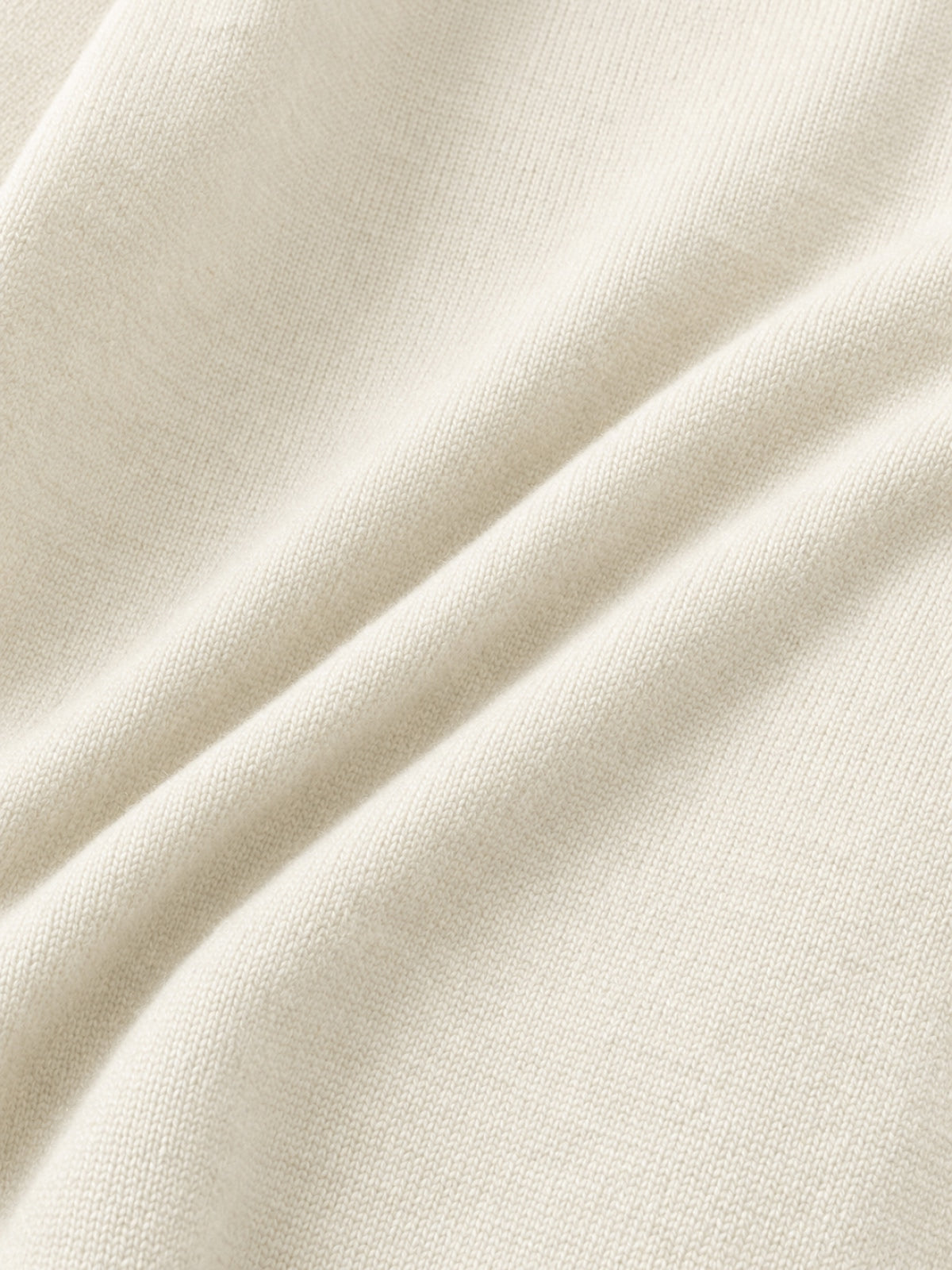Soft Wool Round Cardigan (Cream)