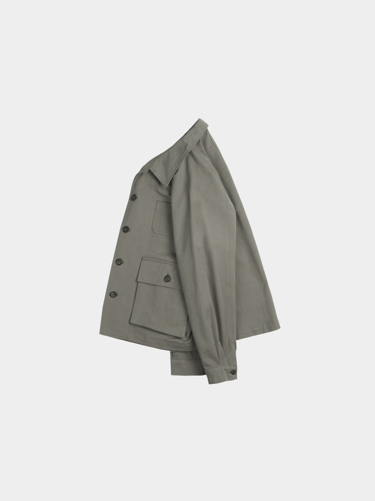 City Worker French Jacket (Khaki Gray)