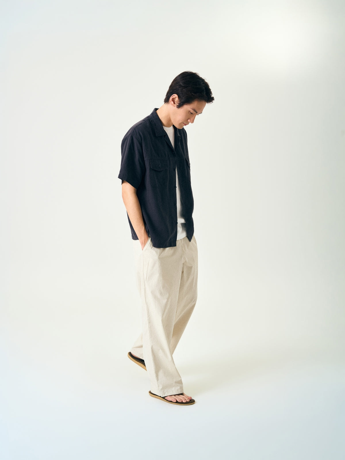 Light String Easy Pants (White)